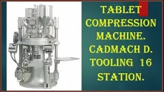 Tablet compression machine (cadmach D tooling 16 station punching machine)Double Rotary Tablet Press