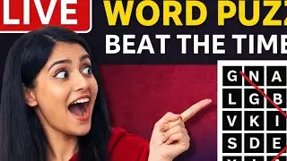 Find the Hidden Words FAST 🔥 | LIVE Challenge