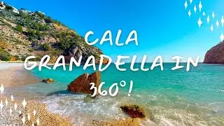 Cala Granadella in 360&ordm;! The BEST beach in JAVEA 2022