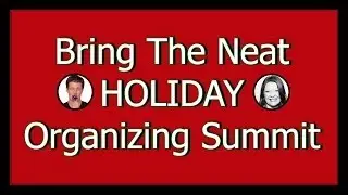 Holiday Organizing Master Summit - Bring The Neat, Collette Shine, Organizing  Holiday Photos