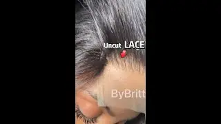 This closure wig which with disappearing lace and giving mini frontal look like magic 🤩 | Dola Hair