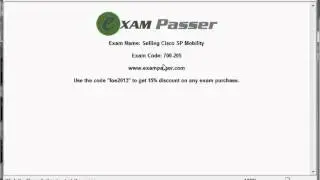 700-205 Selling Cisco SP Mobility