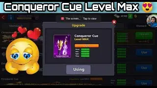 Conqueror Cue Level Max Deal Done 😍 in 8 ball pool