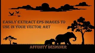Affinity Designer Tutorial | Extracting images and using vector eps files
