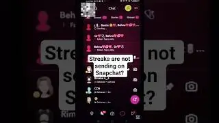 how to send Snapchat streaks | Snapchat not working 2025 #youtubeshorts #shortvideo