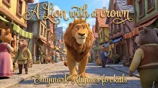 A Lion with a Crown 🦁🐘 | Animal Rhymes for Kids | Emymark Rhymes #nurseryrhymes #kidssongs #cartoon