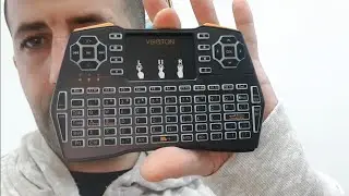 VIBOTON BACKLIT i8-PLUS MINI WIRELESS KEYBOARD | UNBOXING | REVIEW & TEST