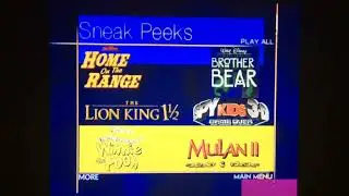 Sneak Peeks Menu to Lizzie McGuire: Starstruck 2004 DVD (January 20, 2004 version)