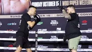 OPEN WORKOUT &bull; SAM GOODMAN VS MIGUEL FLORES - SAM GOODMAN EXTREMLY SHARP AHEAD OF MAKE-OR-BREAK BOUT