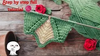 Winter is here, are you looking for something new? Floral Knitting socks/Shoes complete tutorial!...