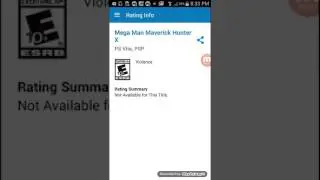 Megaman Maverick Hunter X  - RATED E10+?