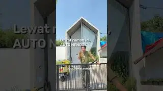 Rumah Unik Ini Bikin Salfok #rumahunik #rumahmodern #shorts