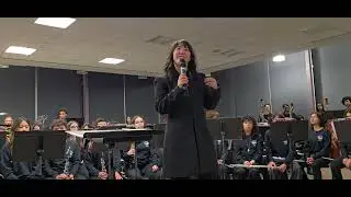 WINTER CONCERT at Archbishop MacDonald Catholic Hight School.   Grade 10 - song 1