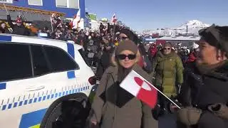 Greenlanders against Trump Nuuk marts 2025