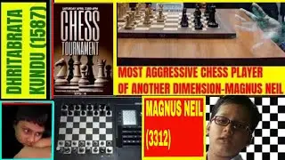 Most Aggressive Chess Player Of Another Dimension | Magnus Neil | Oct 2021