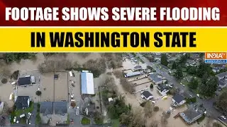 Washington State Flooding: Helicopter Footage Shows Deputies Rescuing Duvall Residents