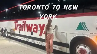 “Overnight Bus from Canada to New York City 🇨🇦🚌🇺🇸 (11 Hours!)”