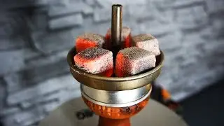 SHISHA RAUCHEN MIT 5 NATURKOHLEN 🔥😱