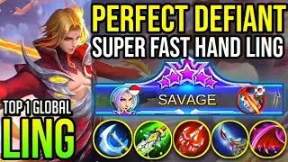 SAVAGE LING!! LING BEST BUILD 2020 | Top 1 Global Ling - Mobile Legends