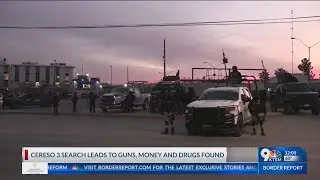 Cereso 3 search leads to guns, money and drugs found