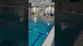 Tyson uses Nolan Dunkel butterfly tips for 25 fly demonstration! #swimming