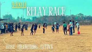 Girls 4&times;100m Relay Race competition | Electrical Branch 🥇🏆| B.O.S.E Engeneering College, Cuttack.