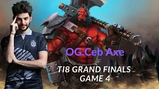 Game 4 | TI8 OG vs PSG.LGD | Watch how OG.Ceb carry the whole OG in game 4!