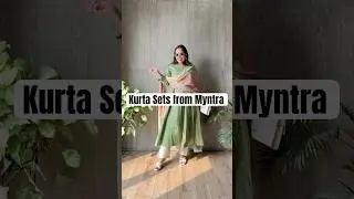 Found the most beautiful kurta sets on Myntra #myntra