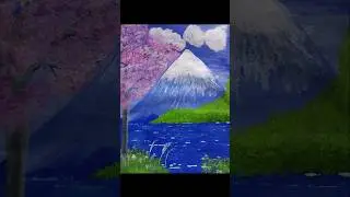 Landscape painting techniques ll acrylic landscape art