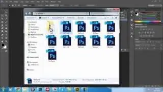 Batch Process Action in Photoshop: Save Multiple Files from PSD to JPG