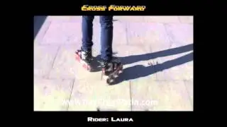 Slalom Tricks - B&agrave;i 2 - Kỹ thuật trượt patin lượn cốc Cross forward - www.DayTruotPatin.com