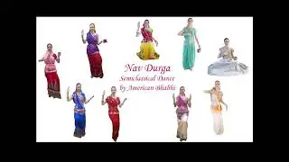 Navdurga dance compilation by American @AnnaJaiswalDance #multiculturalfamily #navdurga#navratri