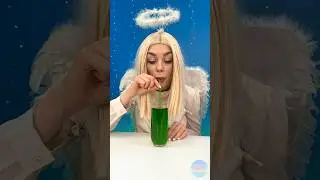 &iexcl;&Aacute;ngel vs. Diablo! 😇😈 &iexcl;Batalla de pajillas! 🥤😤