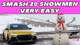 Smash 20 Snowmen at the top of La Gran Caldera - Collectibles Winter | Forza Horizon 5