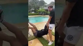 When your mates love Swimming! 2 😂 #funny #prank #swim #water