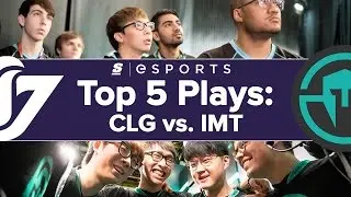 Top 5 Plays from Counter Logic Gaming vs. Immortals (2016 NA LCS)