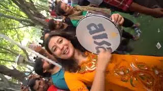 #ABVProutedinJNU LEFT UNITY DANCE AS THE WHITE WASH THE ABVP FROM THE JNU CAMPUS