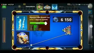 Olympus Win Streak Cue Level Max💪 Token 6150😱Olympus 42 Rings😎 #8ballpool #8bp