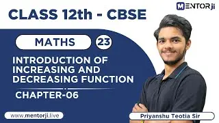 Class 12th : Chapter-6 | Application of Derivatives | Ex.6.1 Q.7 to Q.16 | MentorJi