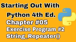 Начало работы с Python. Глава 5. Программа упражнений. Упражнения по функции Python &laquo;Повторитель строк&raquo; ​​№2.