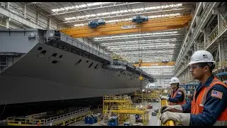 Inside the Gerald R. Ford Carrier Factory: Building the $13 Billion FORTRESS