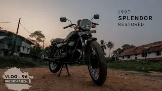 Hero Honda Splendor Restored | 1997 splendor Restoration | splendor euro 1 | legendary classics