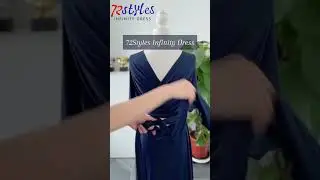 How to wear a convertible infinity dress tutorials-InfinityDress.com #bridesmaids #bridesmaiddress