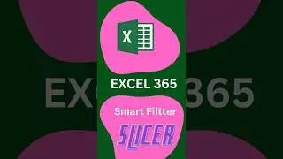 How to use Slicer in excel | smart filtter in excel #excel #exceltutorial #office365