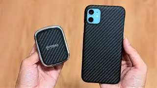 Автомобильное крепление с беспроводной зарядкой, которое вам нужно / PITAKA Новый чехол MagMount Qi & Mag для iPhone 11