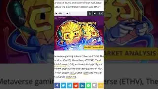 Gaming Tokens News 2021 || Metaverse Crypto || Digital x Money^2 Shorts
