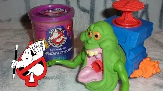 The Real Ghostbusters - Vintage Slimer Figure with Ecto Plazm and Pack - Review
