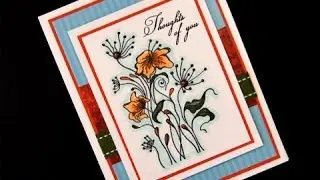 Shabby Spring Simple Floral Card