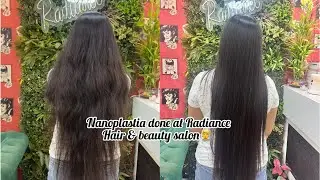 Nanoplastia done at Radiance hair & beauty salon #views #hairstyle #hairtransformation 