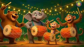Sher Ki Barat | शेर की बारात | Animal Wedding | Hindi Rhymes | Cartoon Song | Kids Song